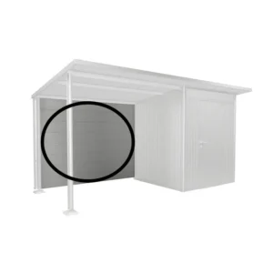 Pared trasera para Tejado lateral para caseta AvantGarde