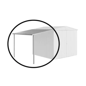 Tejado lateral para la caseta Europa