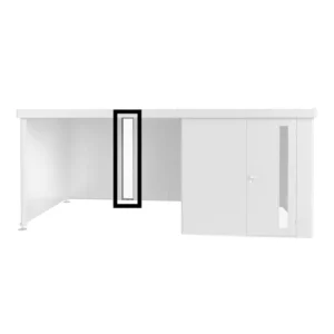 Panel de cristal para la caseta Neo con tejado lateral