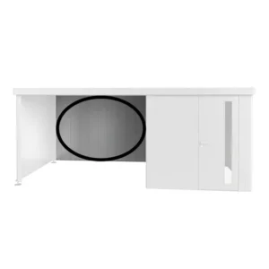 Pared trasera para la caseta Neo con tejado lateral