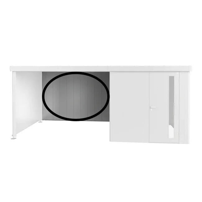 Back Wall for Neo Garden Shed Side Canopy