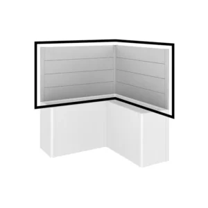 Privacy Screen Raised Vegetable Bed L Shape