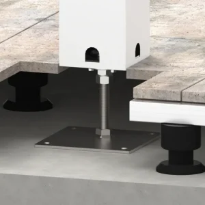 Placa base regulable en altura para Pergola
